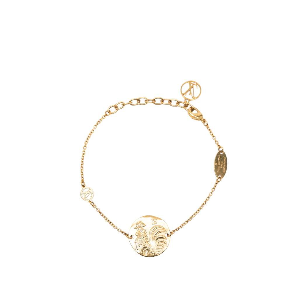 Louis Vuitton Gold Plated In The Sky Zodiac Bracelet