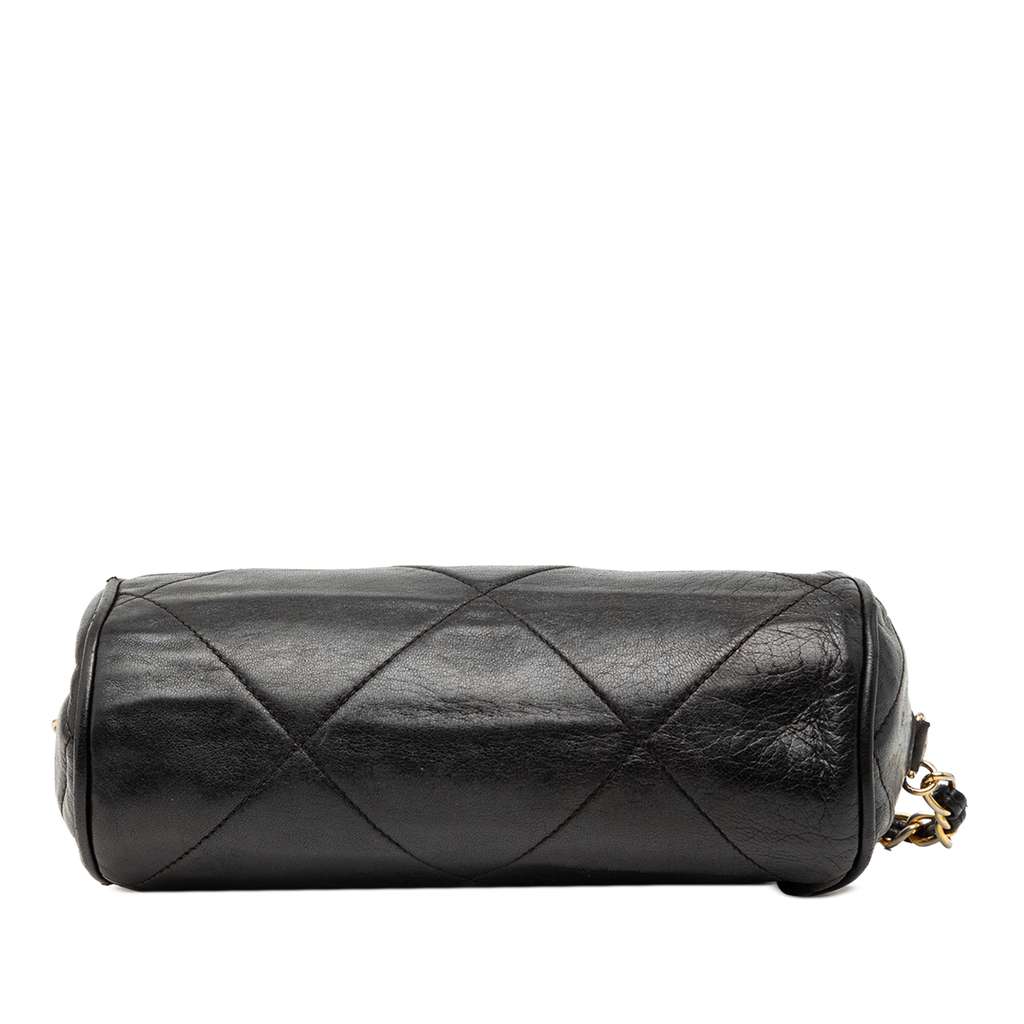 Chanel Quilted Lambskin Tassel Barrel Crossbody - 3