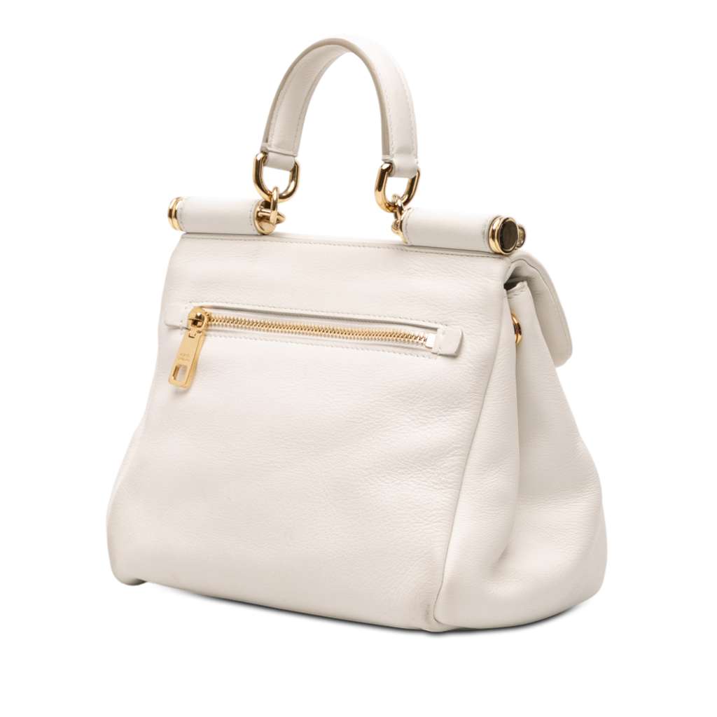 Dolce & Gabbana Small Calfskin Soft Sicily Satchel - 2