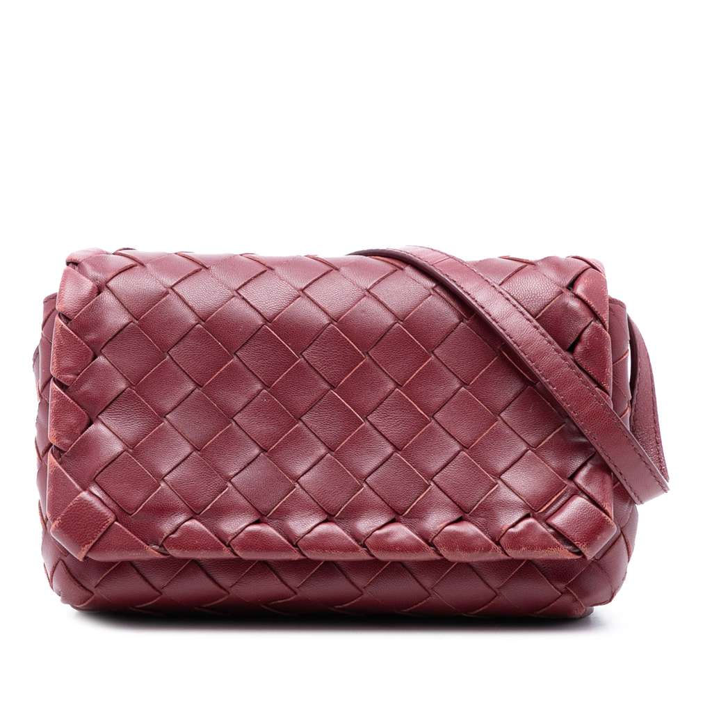 Bottega Veneta Mini Nappa Intrecciato Crossbody
