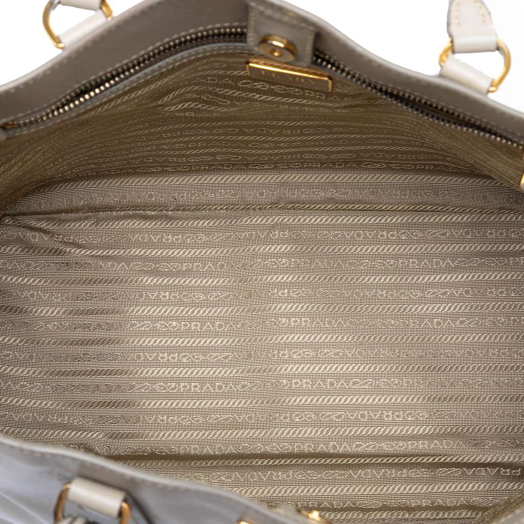 Prada Large Saffiano Lux Galleria Satchel - 4