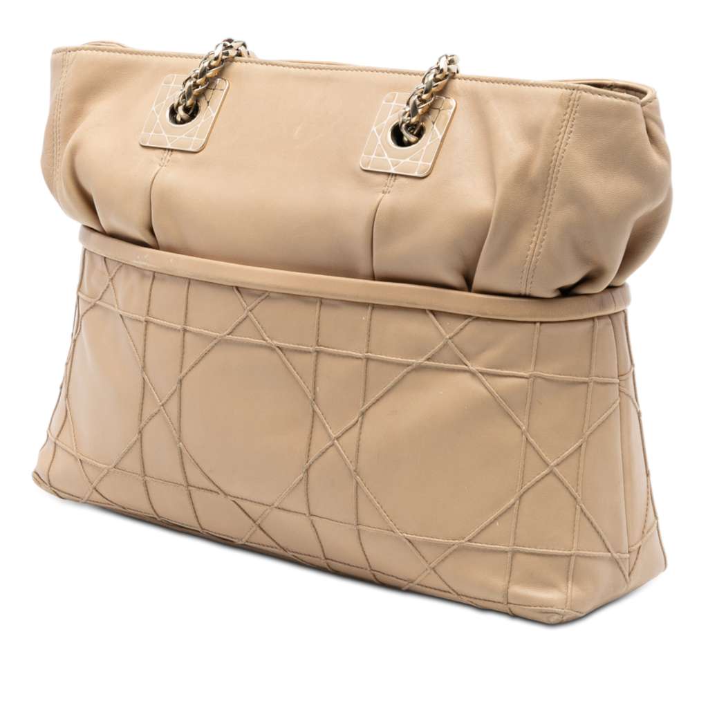 Dior Lambskin Cannage Granville Chain Tote - 2
