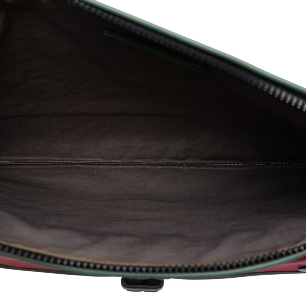 Bottega Veneta Canvas and Nappa Intrecciato Clutch - 4