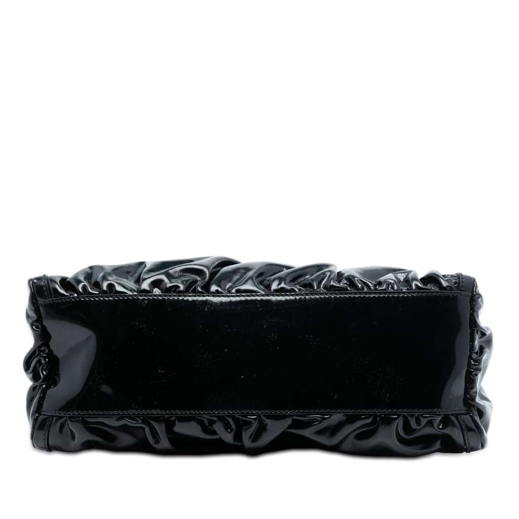 Gucci Patent Abbey D Ring Handbag - 3