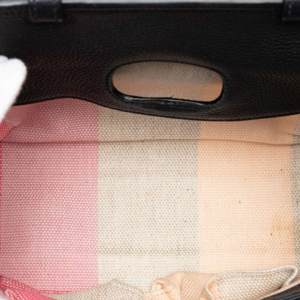 Gucci Small Leather Bamboo Daily Satchel - 4