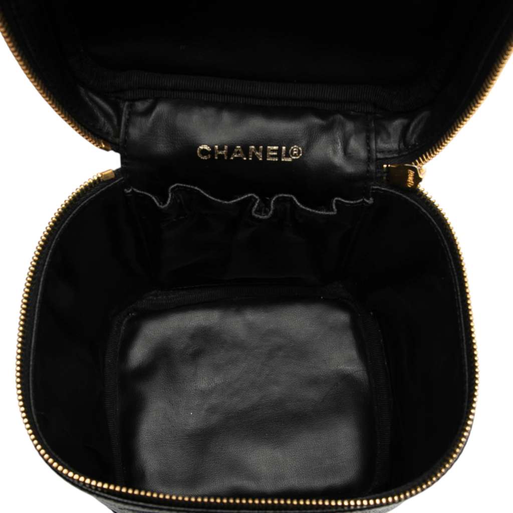 Chanel CC Caviar Vanity Bag - 4