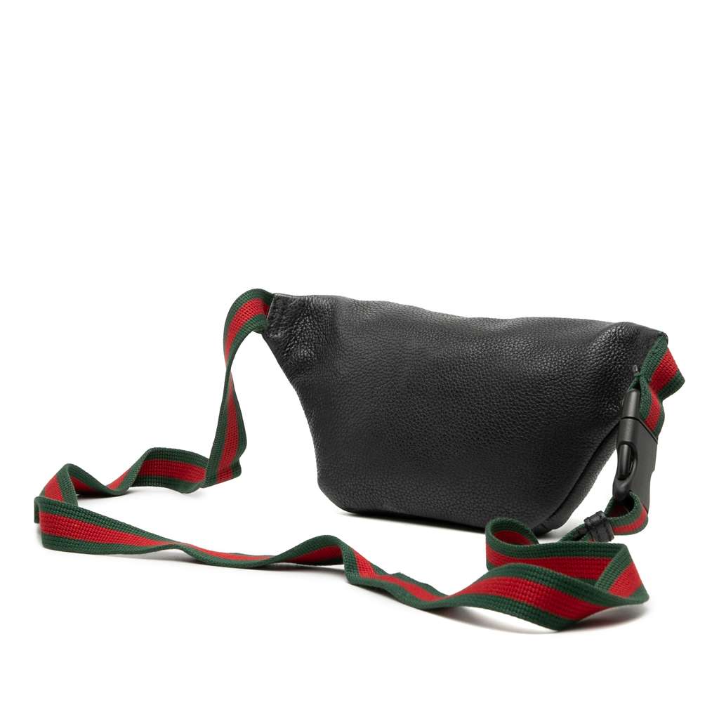 Gucci Small Grained Calfskin Logo Belt Bag - 2