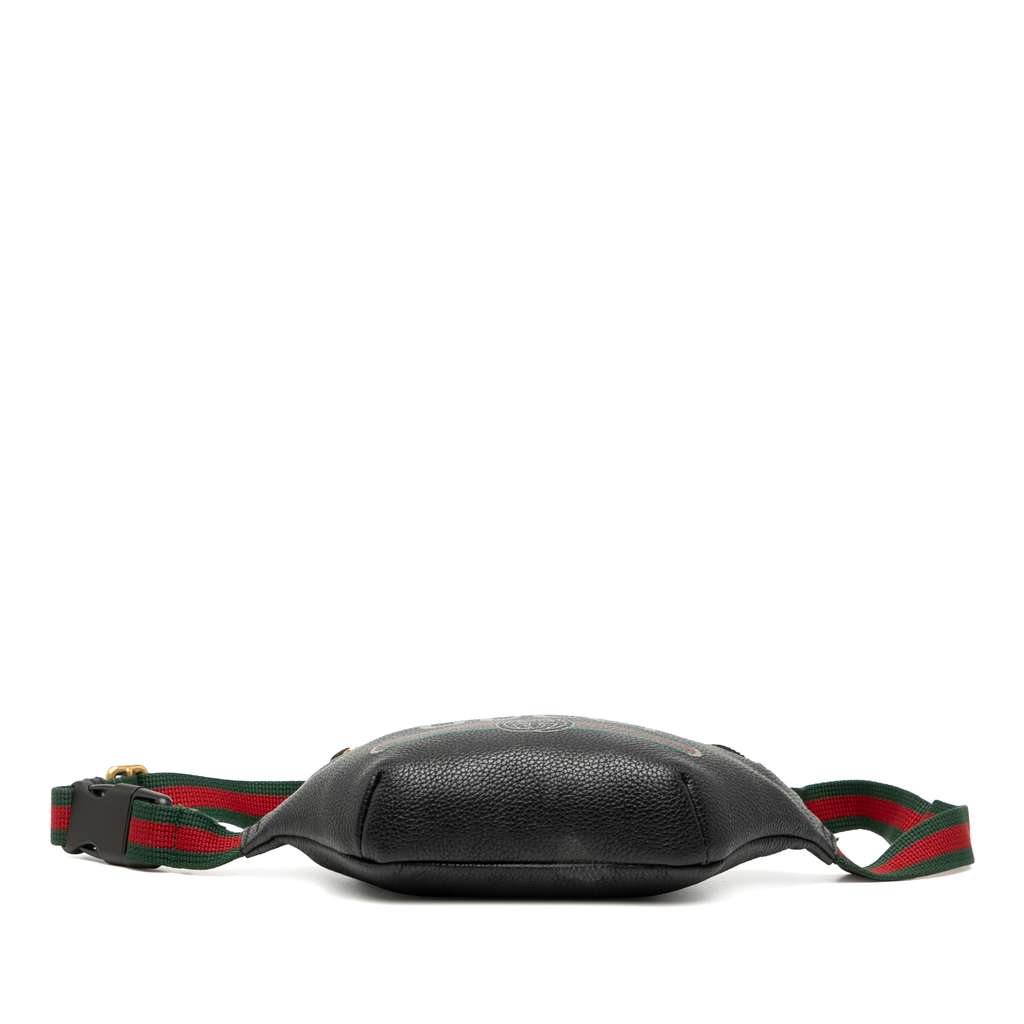 Gucci Small Grained Calfskin Logo Belt Bag - 3