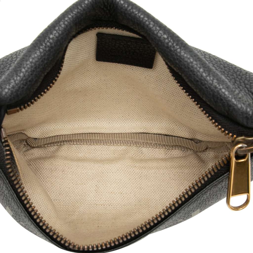 Gucci Small Grained Calfskin Logo Belt Bag - 4
