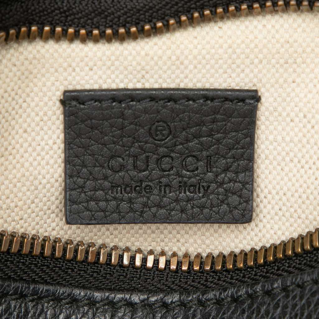 Gucci Small Grained Calfskin Logo Belt Bag - 5