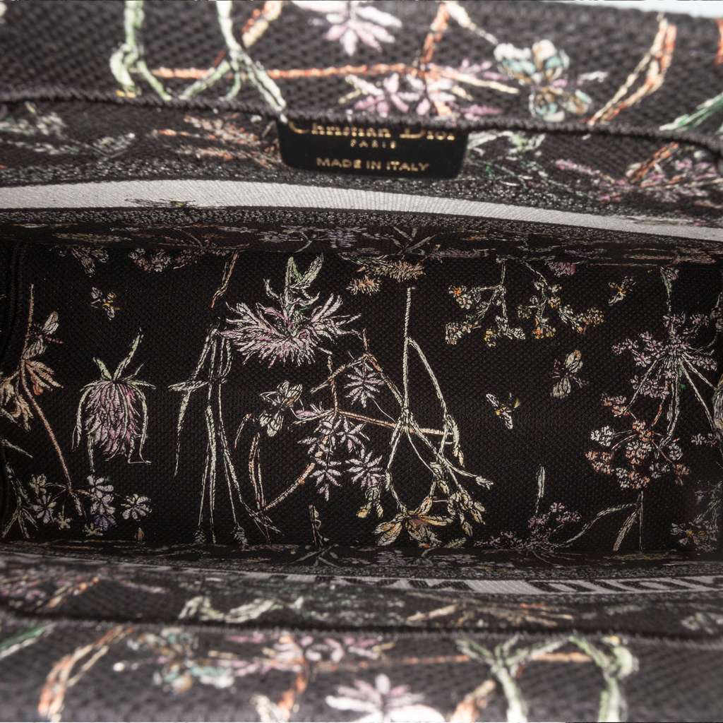 Dior Medium Embroidered Canvas Herbarium Book Tote - 4