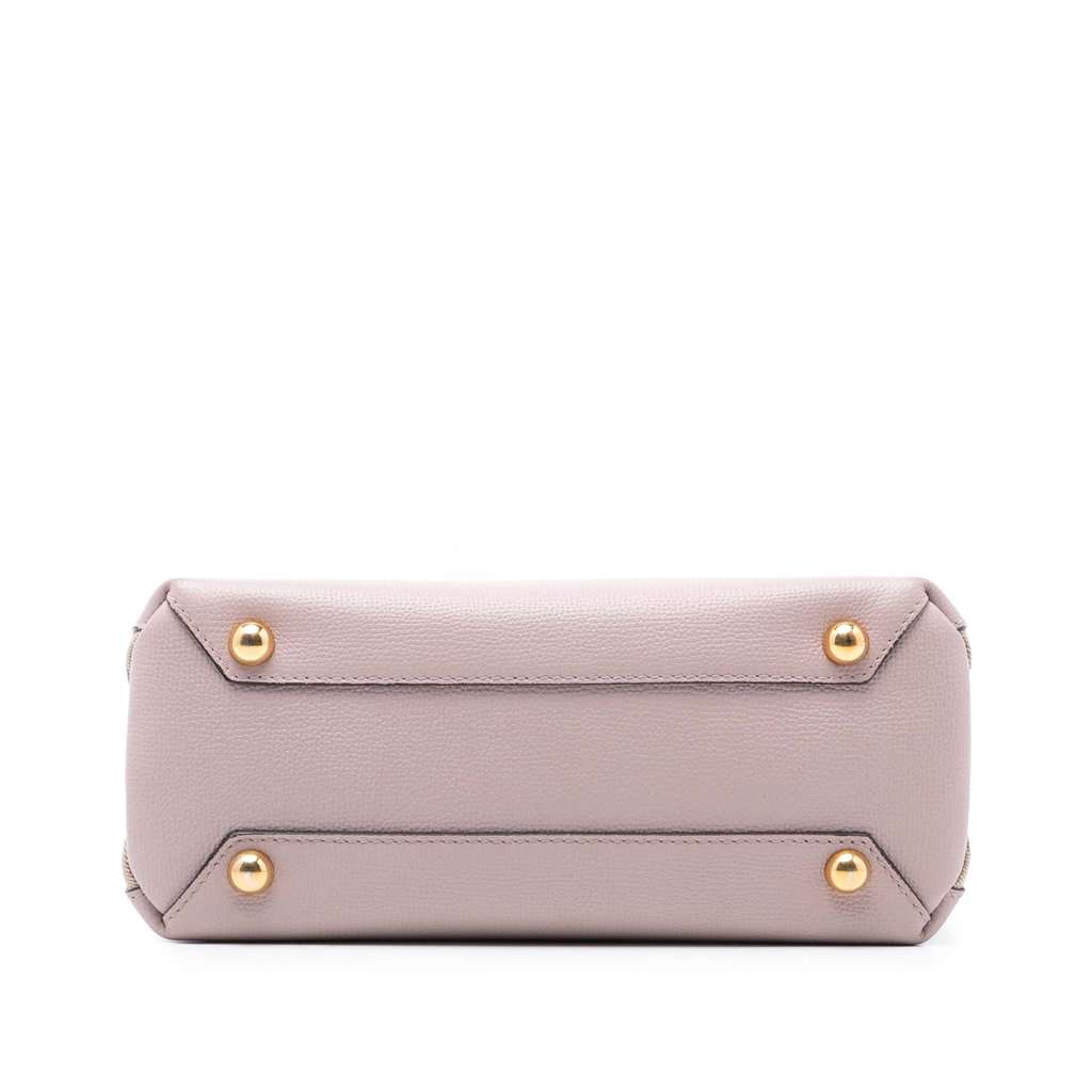 Burberry Small Leather and House Check Banner Satchel - 3