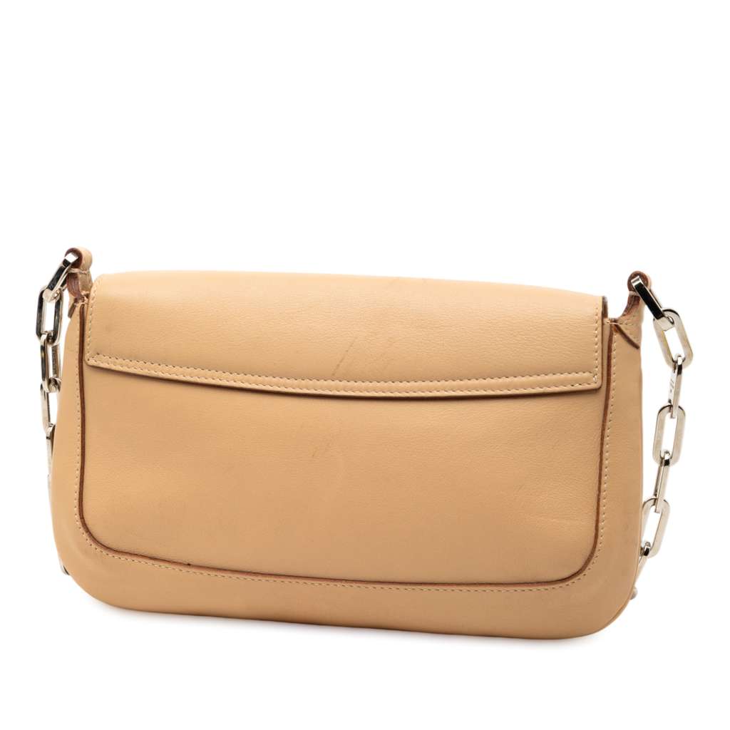 Gucci Leather Chain Shoulder Bag - 2