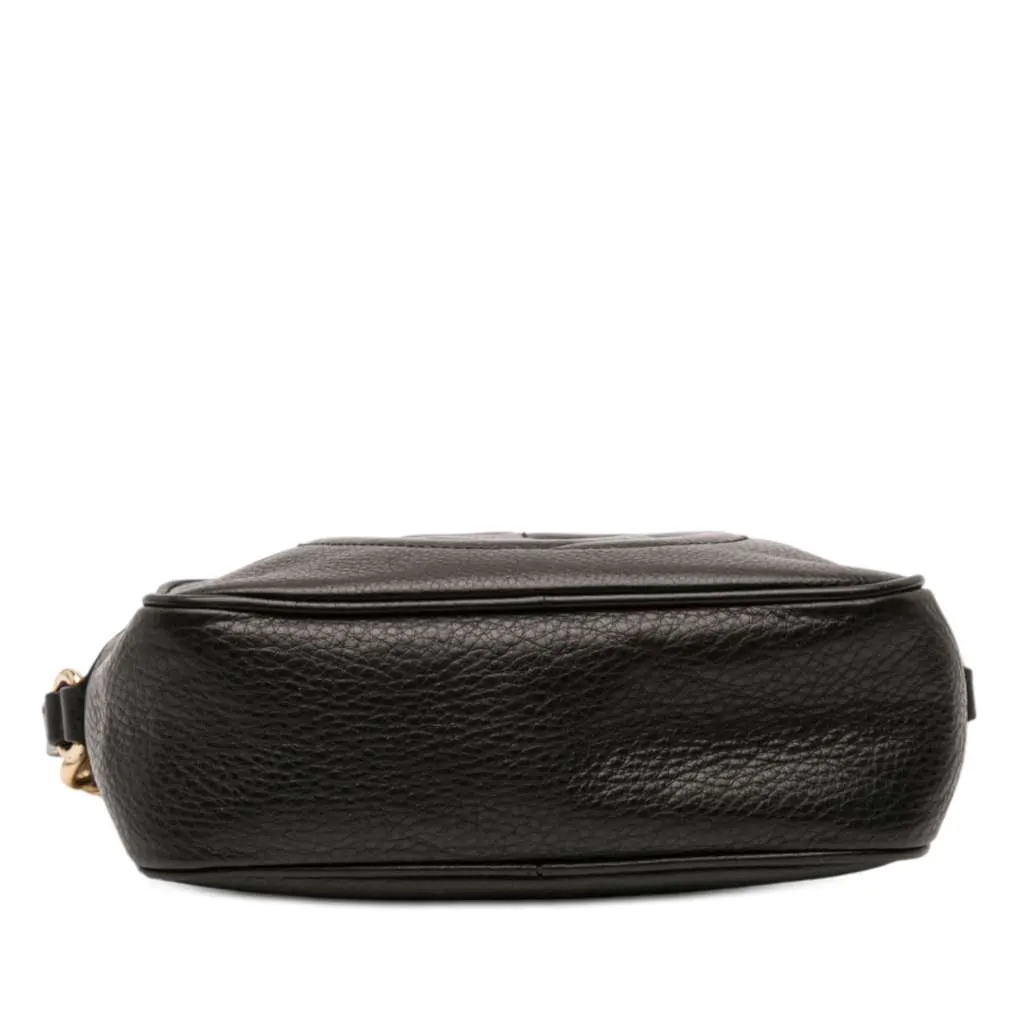 Gucci Leather Soho Disco Crossbody Black Leather Good - Inside View