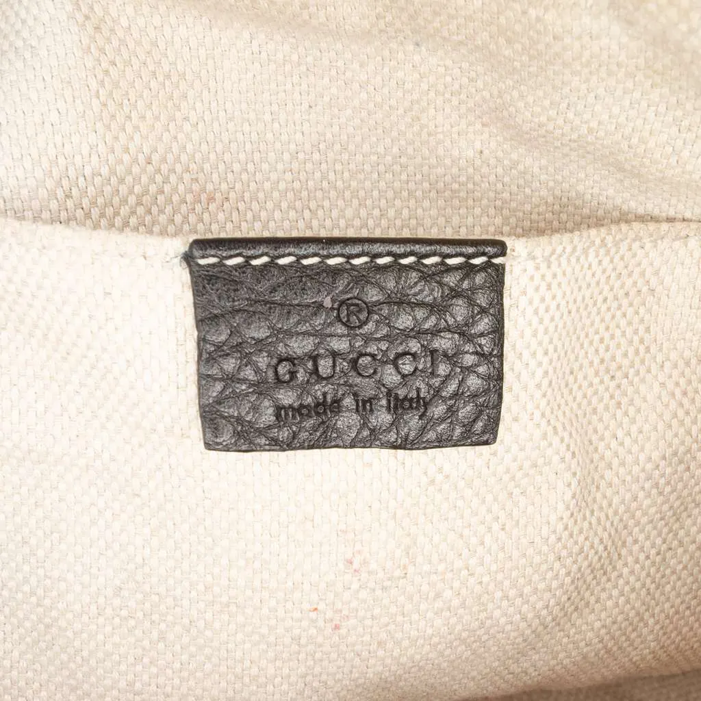 Gucci Leather Soho Disco Crossbody Black Leather Good - Box View