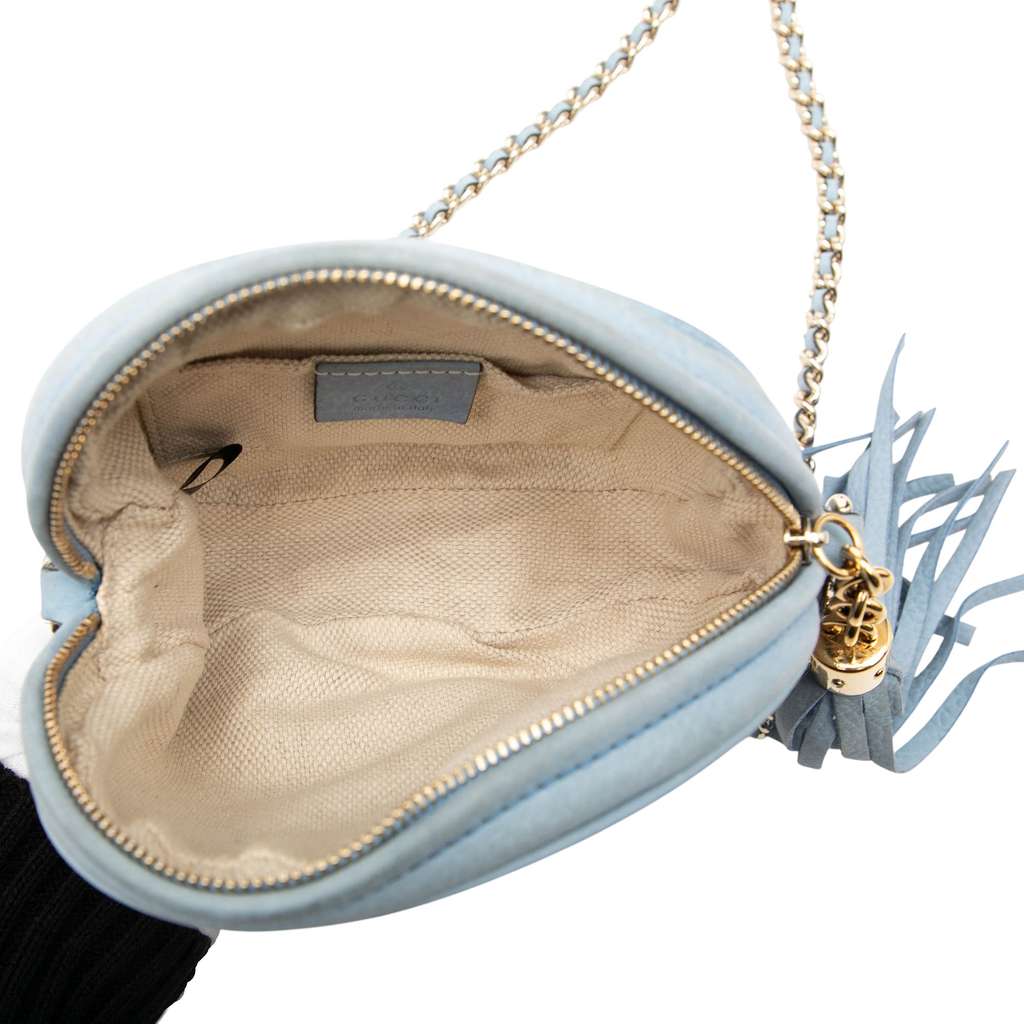 Gucci Mini Nubuck Soho Chain Crossbody - 4