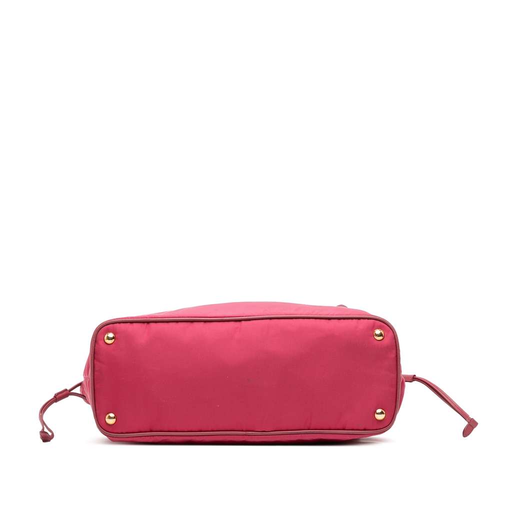 Prada Saffiano Trimmed Tessuto Tote - 3