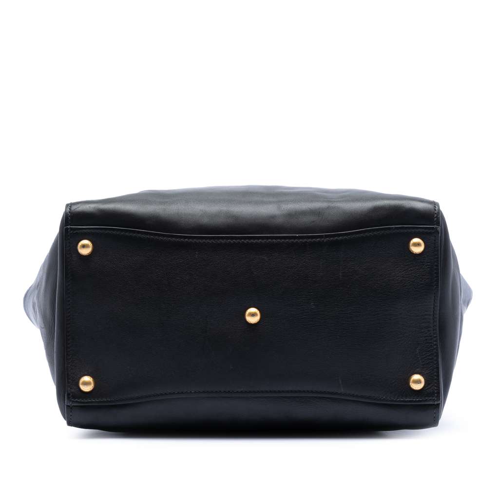 Prada Glace Calf Twin Pocket Double Handle Satchel - 3