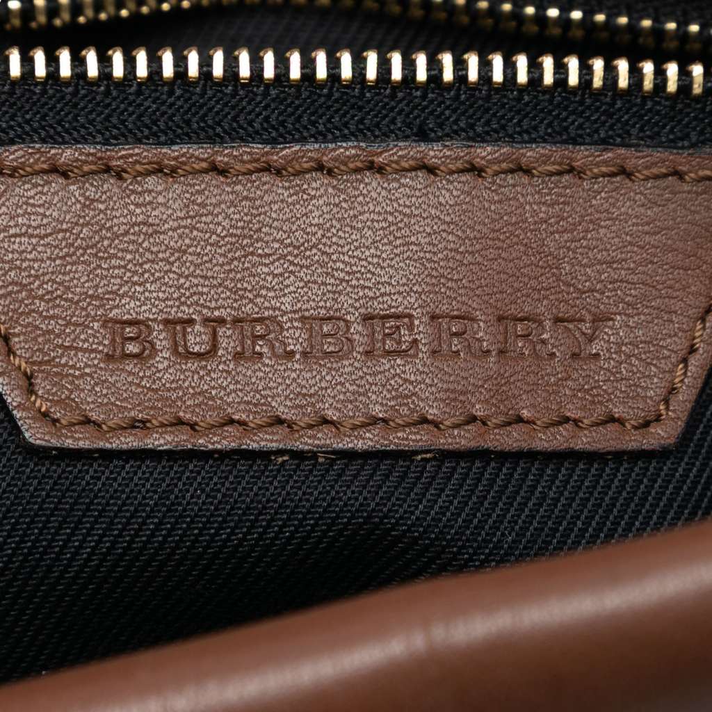 Burberry Haymarket Check Coated Canvas Leah Crossbody - 5
