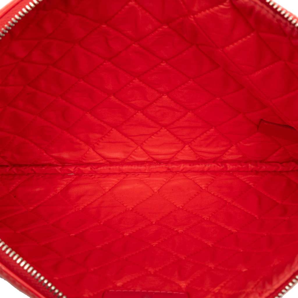 Chanel Medium Patent Quilted Cosmetic Case - 4