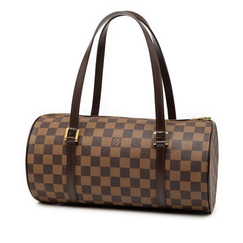 Louis Vuitton Damier Ebene Papillon 30 Brown Good - Back View