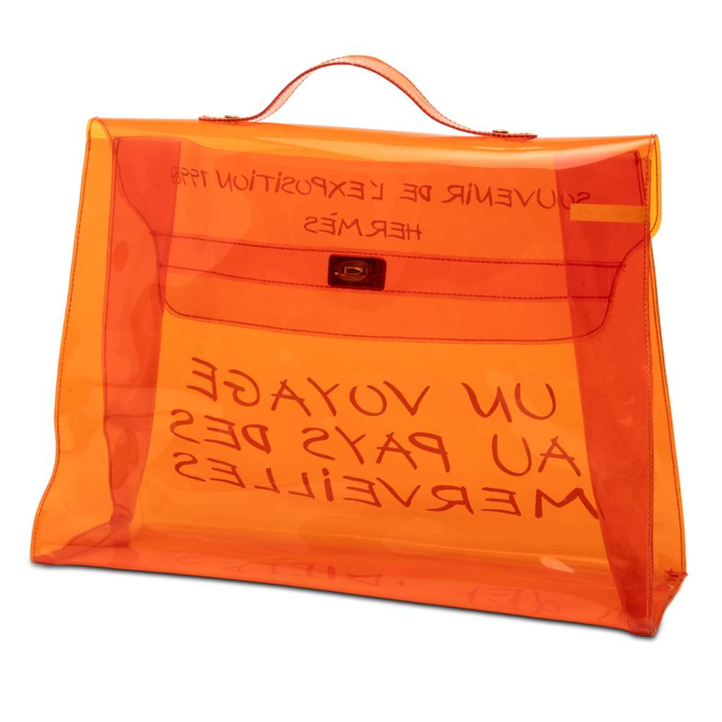 Hermès Vinyl Souvenir De L Exposition Kelly Handbag - 2