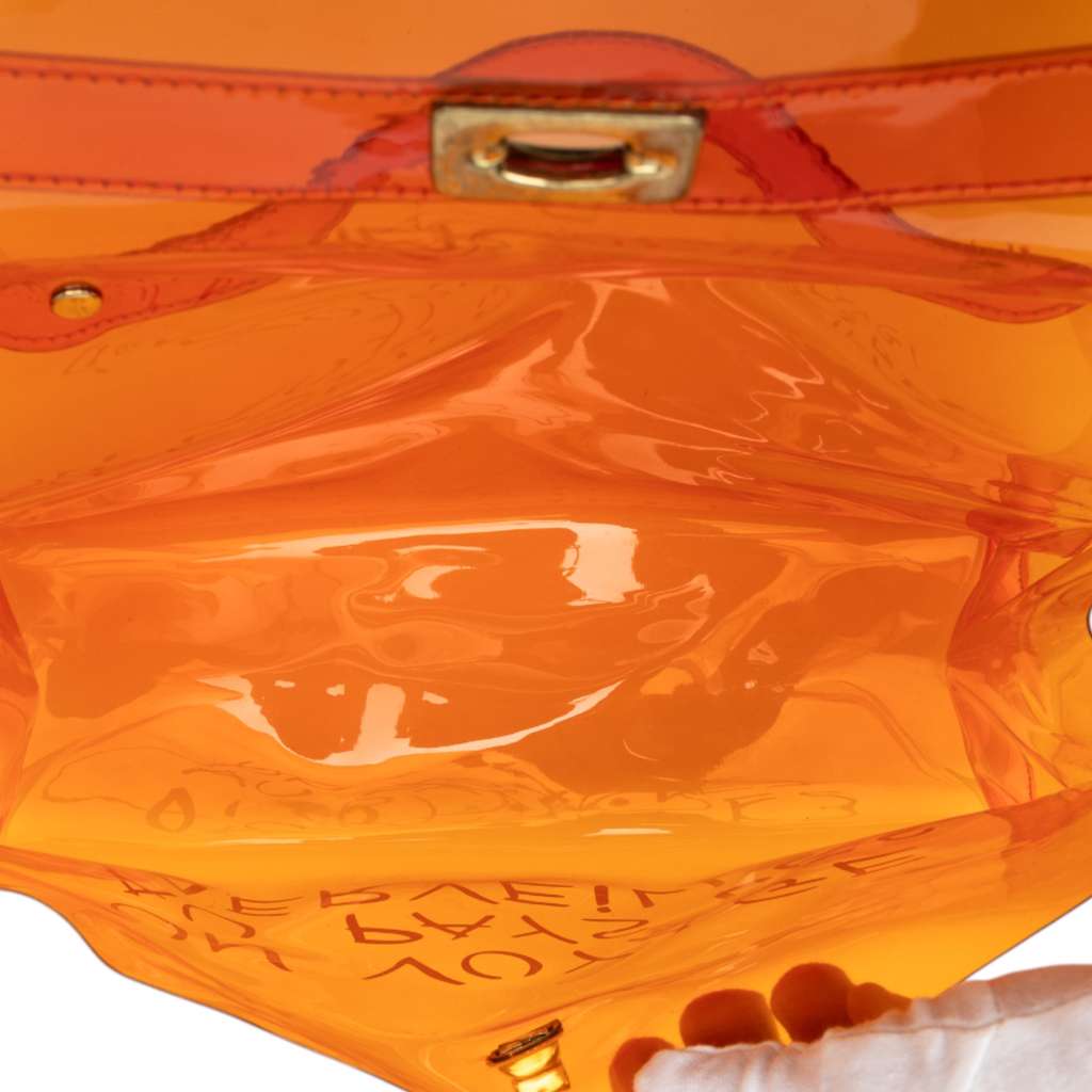 Hermès Vinyl Souvenir De L Exposition Kelly Handbag - 4
