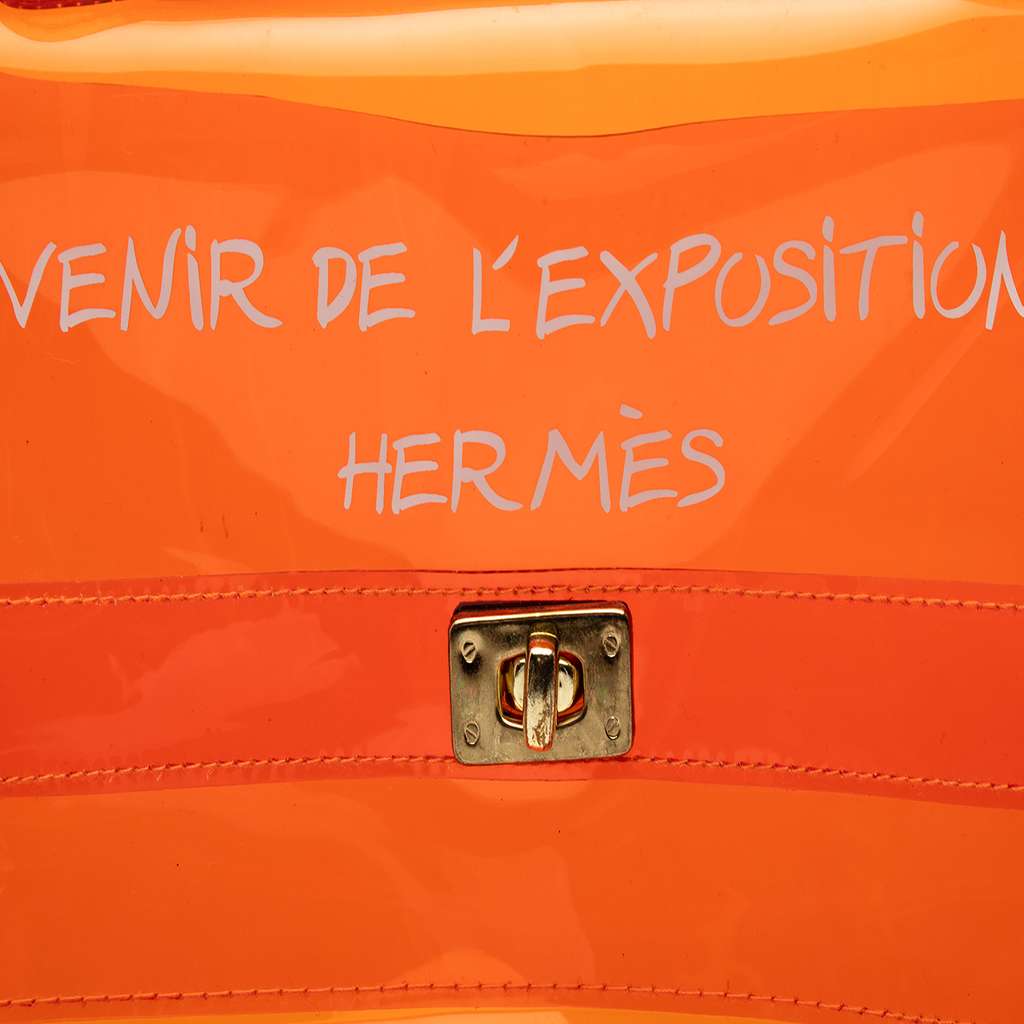 Hermès Vinyl Souvenir De L Exposition Kelly Handbag - 5