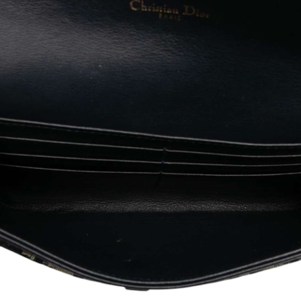 Dior Oblique Canvas Saddle Wallet On Chain - 4