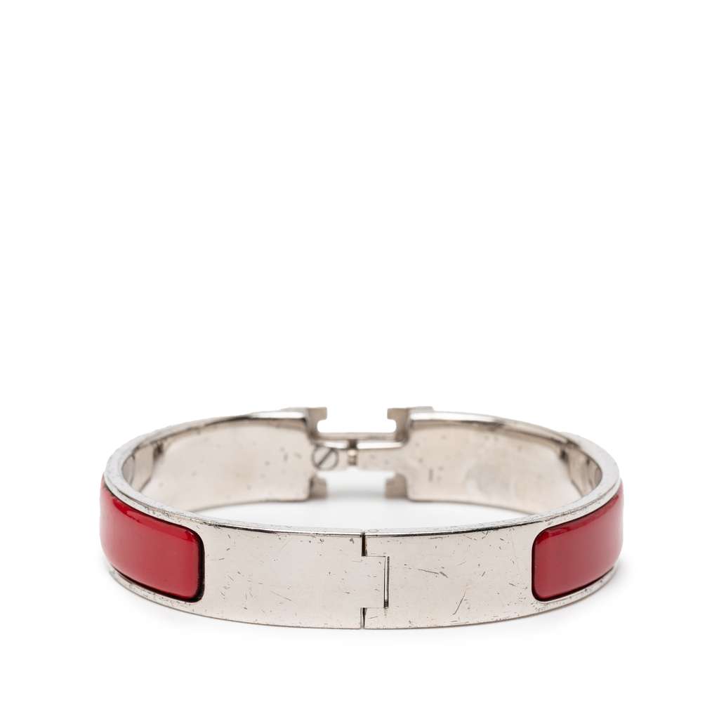 Hermès Narrow Enamel Clic H Bracelet PM - 3