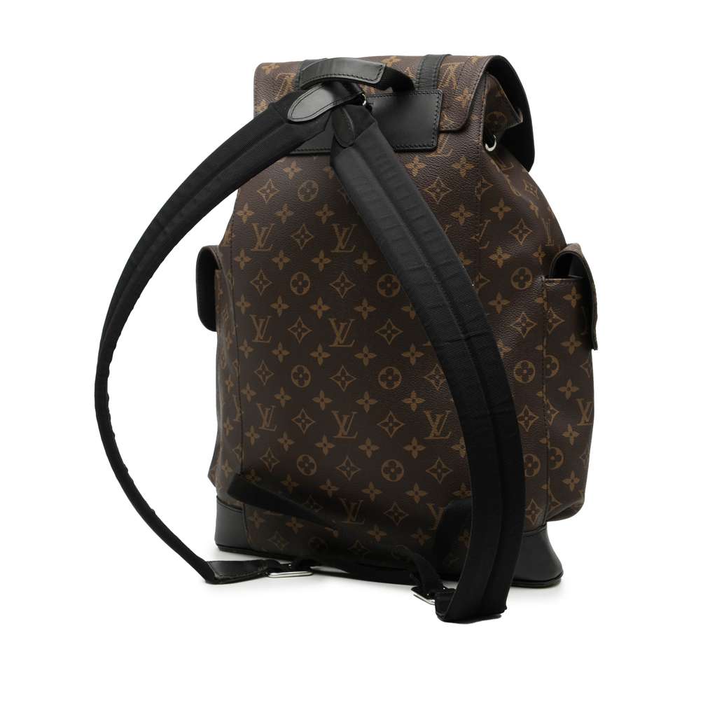 Louis Vuitton Monogram Macassar Christopher Backpack MM - 2