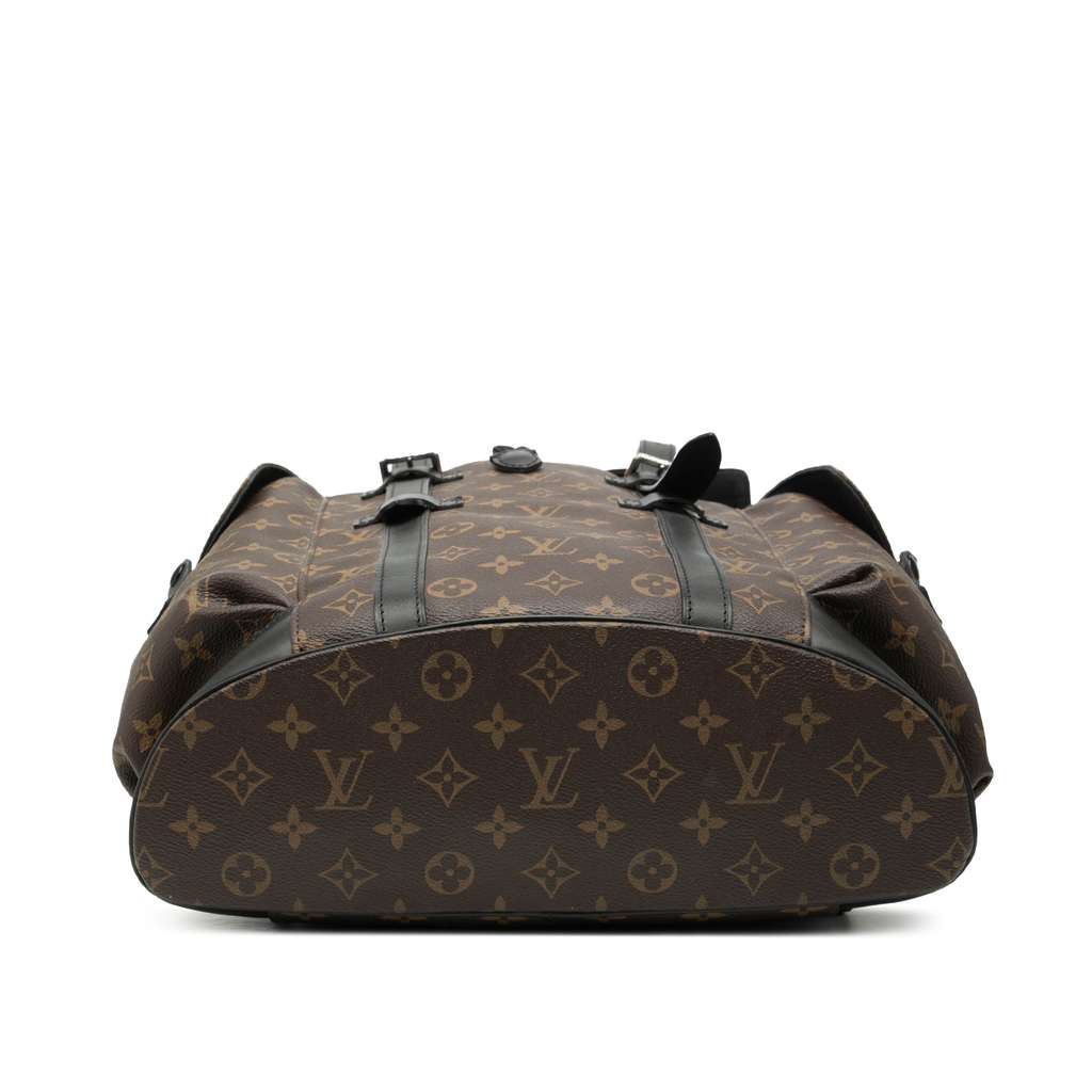 Louis Vuitton Monogram Macassar Christopher Backpack MM - 3