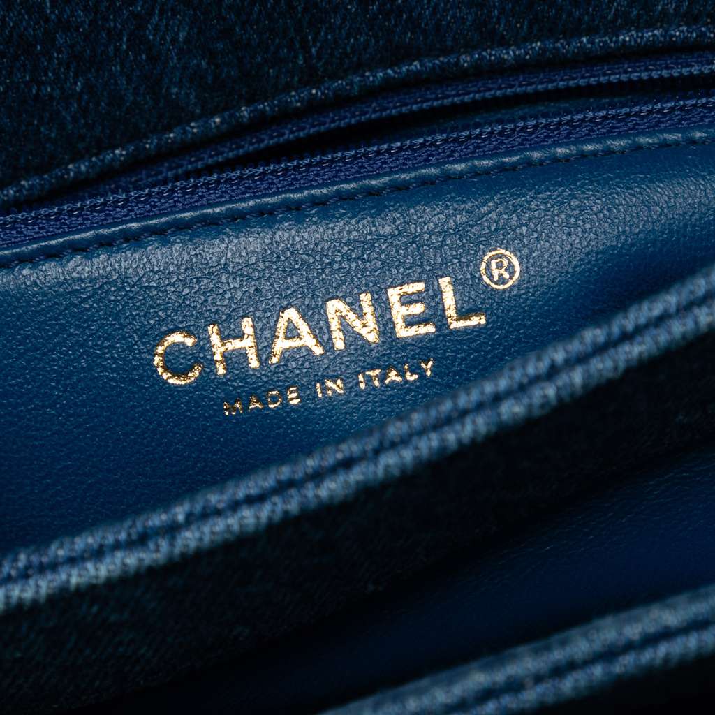 Chanel Medium Denim Trendy CC Top Handle Bag - 5
