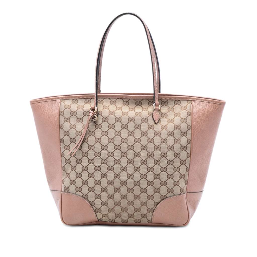 Gucci GG Canvas and Leather Bree Tote