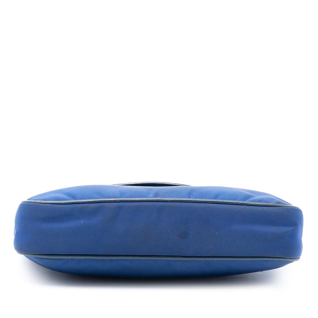 Prada Saffiano Trimmed Tessuto Chain Crossbody - 3