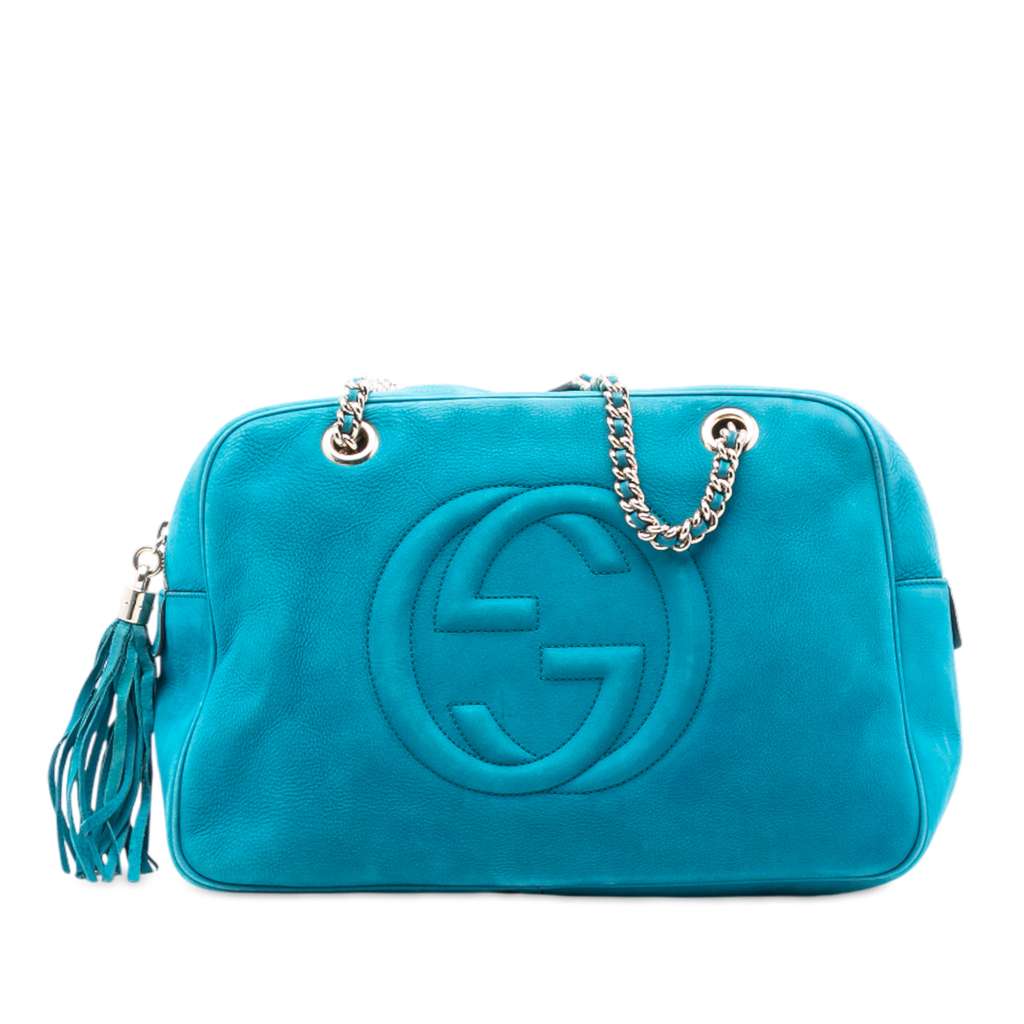 Gucci Nubuck Soho Chain Shoulder Bag