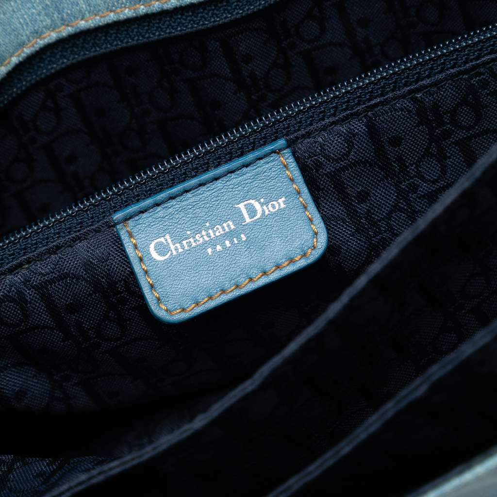 Dior Denim Admit It Flap - 5