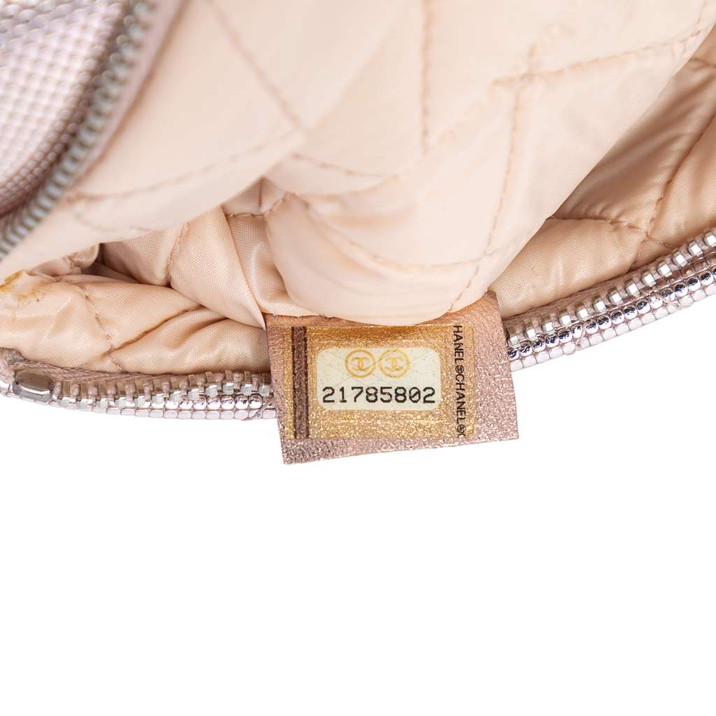 Chanel Quilted Calfskin Pixel Effect Beauty Foldover Clutch - 5