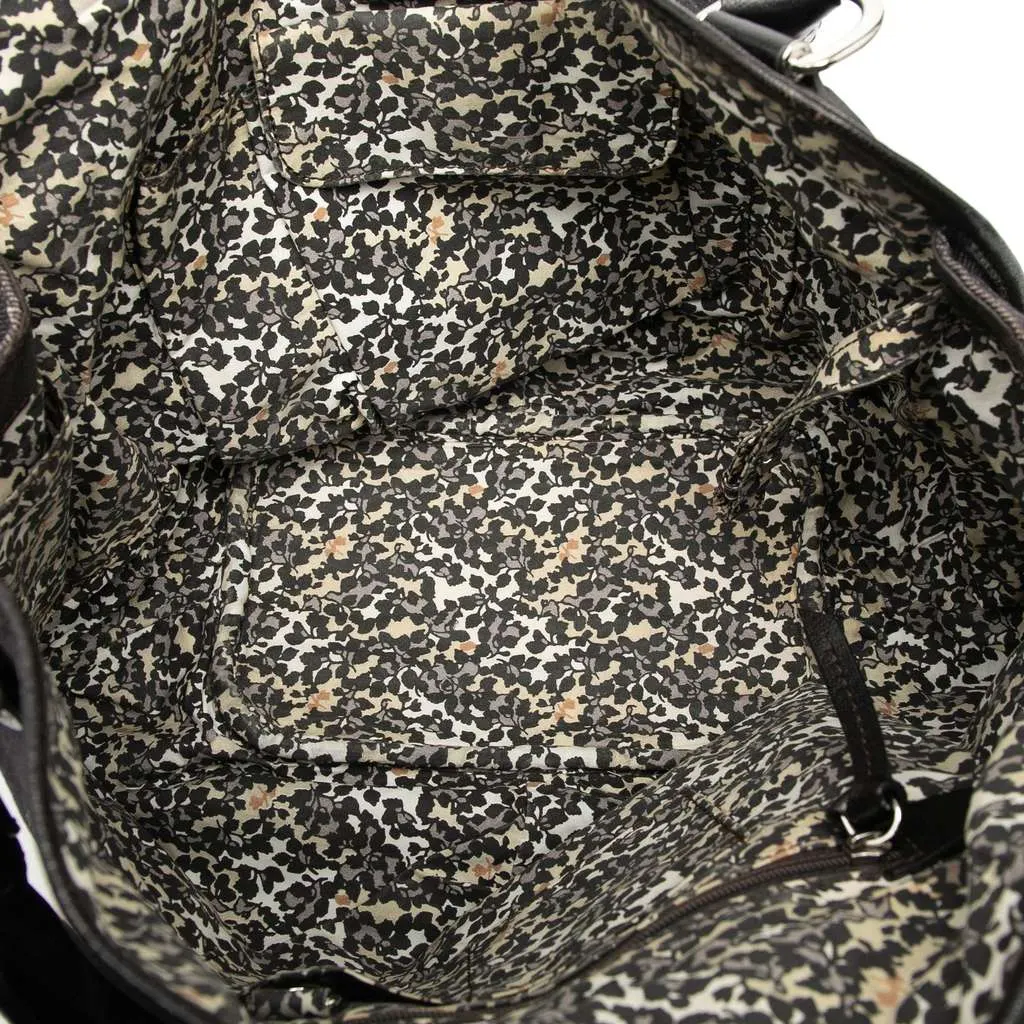Celine Macadam Denim Bittersweet Hobo Bag Black Denim Very good - Model View