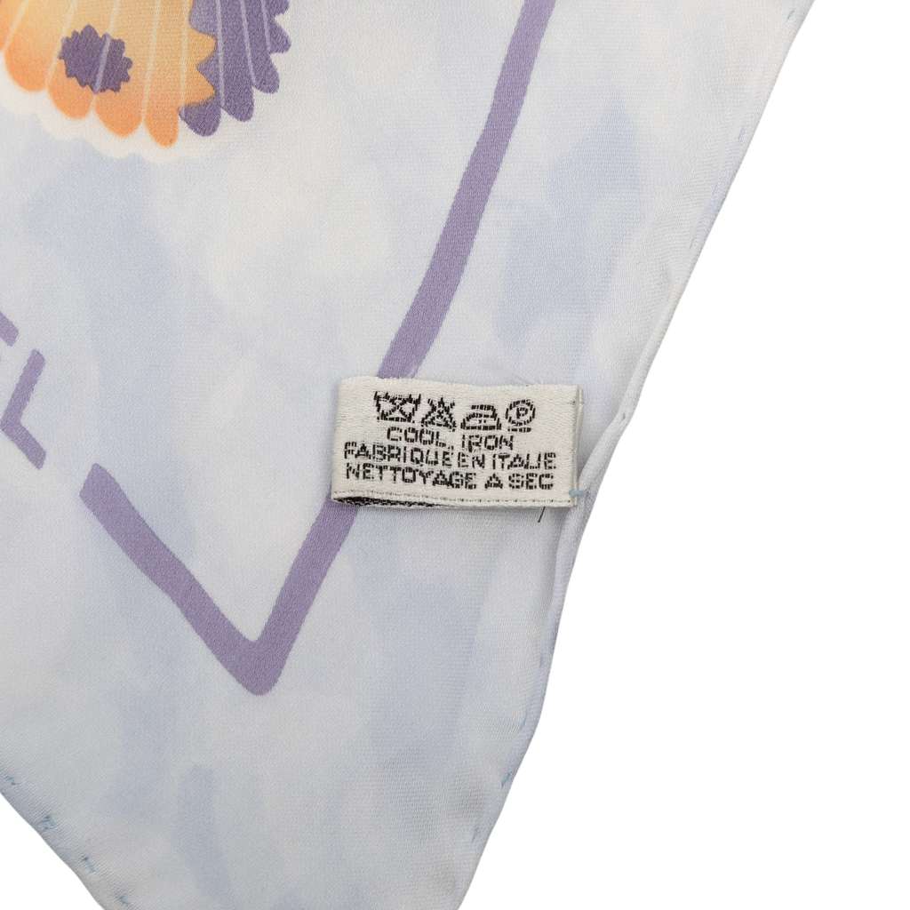 Chanel CC Logo Hot Air Balloon Parachute Silk Scarf - 5