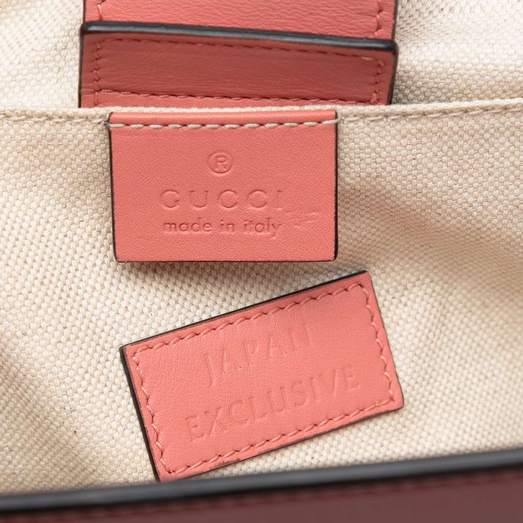 Gucci Leather GG Ribbon Satchel - 5