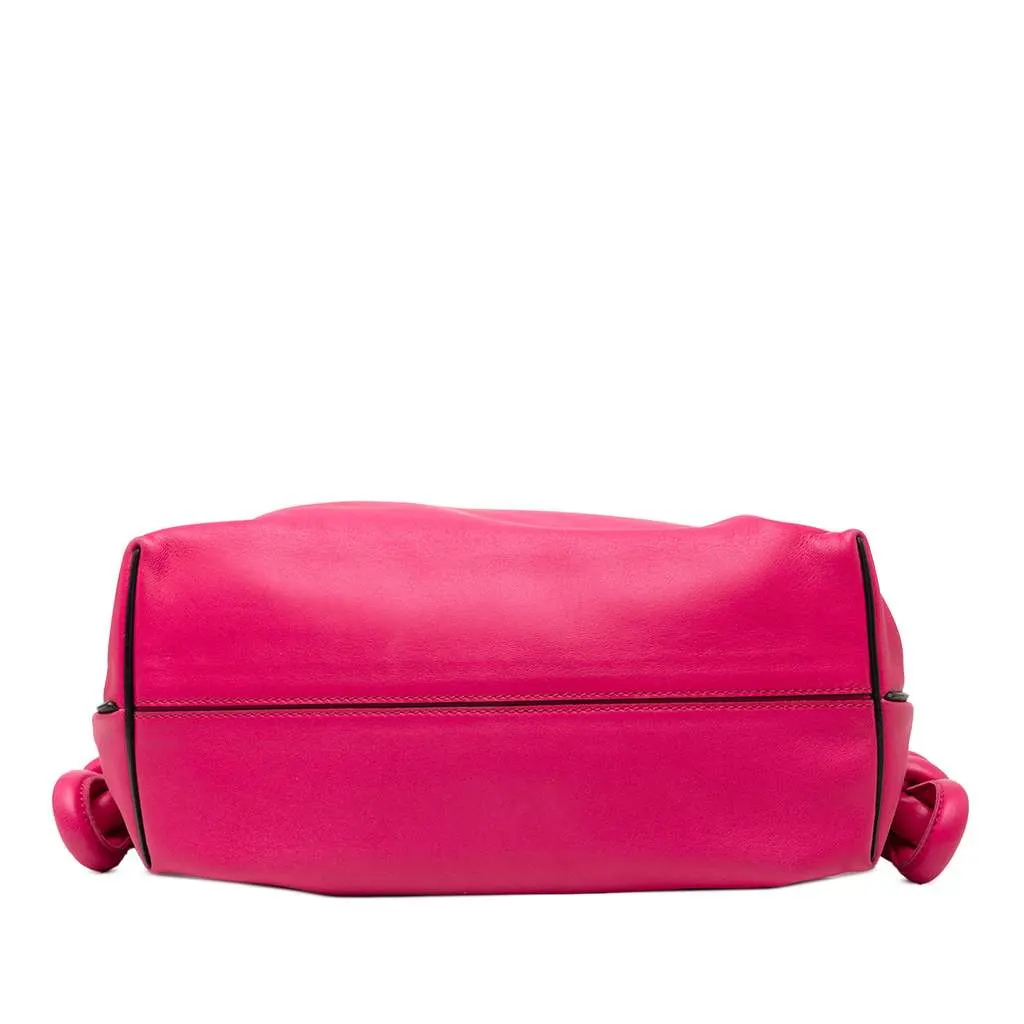 Loewe Nappa Flamenco Tassel 22 Crossbody Pink Leather Very good - Inside View