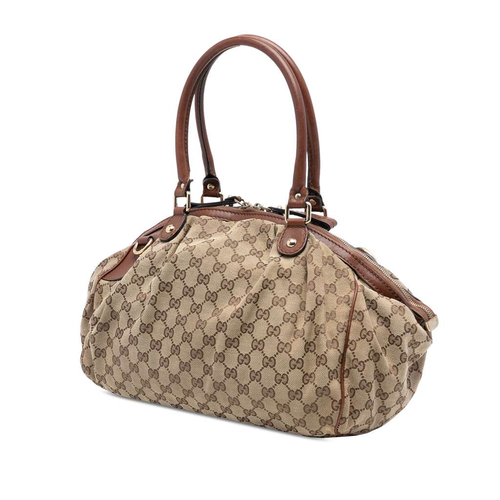 Gucci GG Canvas Sukey  Satchel - 2