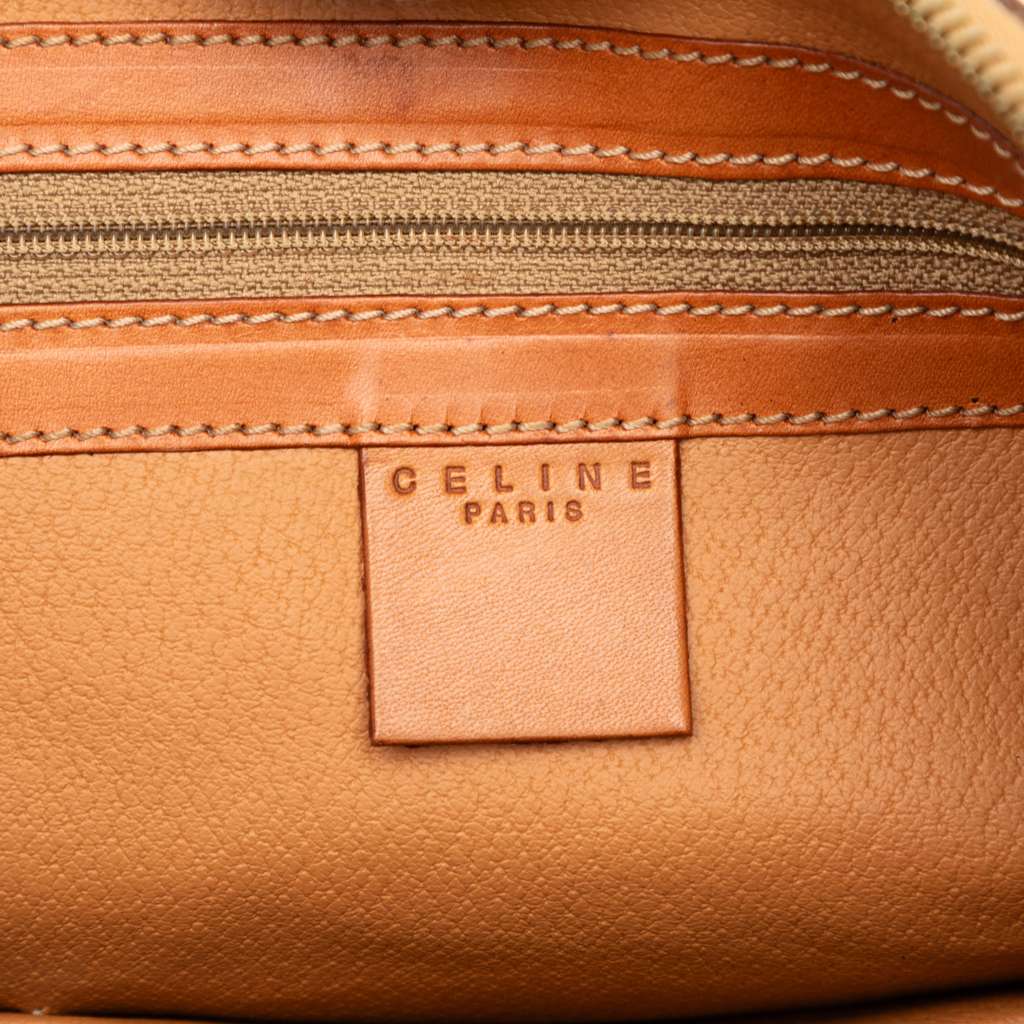 Celine Macadam Coated Canvas Handbag - 5