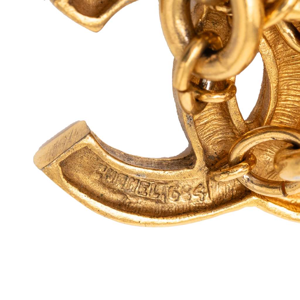 Chanel Gold Plated Triple CC Chain Belt - 3