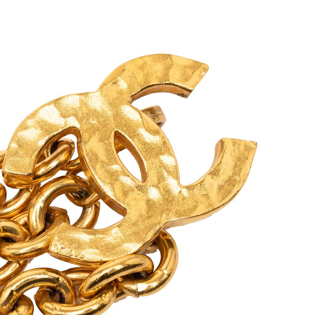 Chanel Gold Plated Triple CC Chain Belt - 5