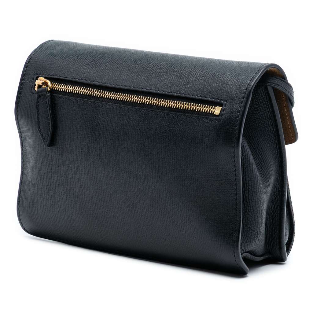 Burberry Small Leather and House Check Canvas Derby Macken Crossbody - 2