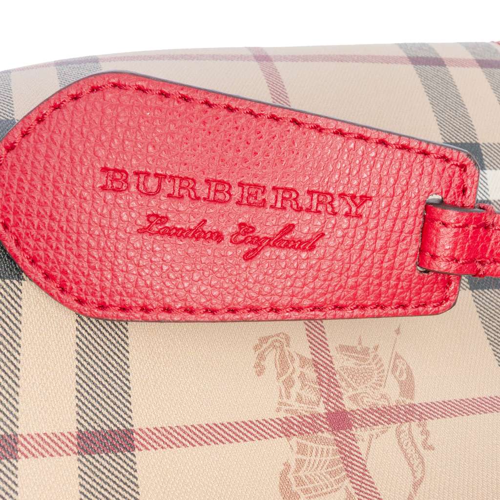 Burberry Haymarket Check Coated Canvas Lorne Bucket Bag - 5