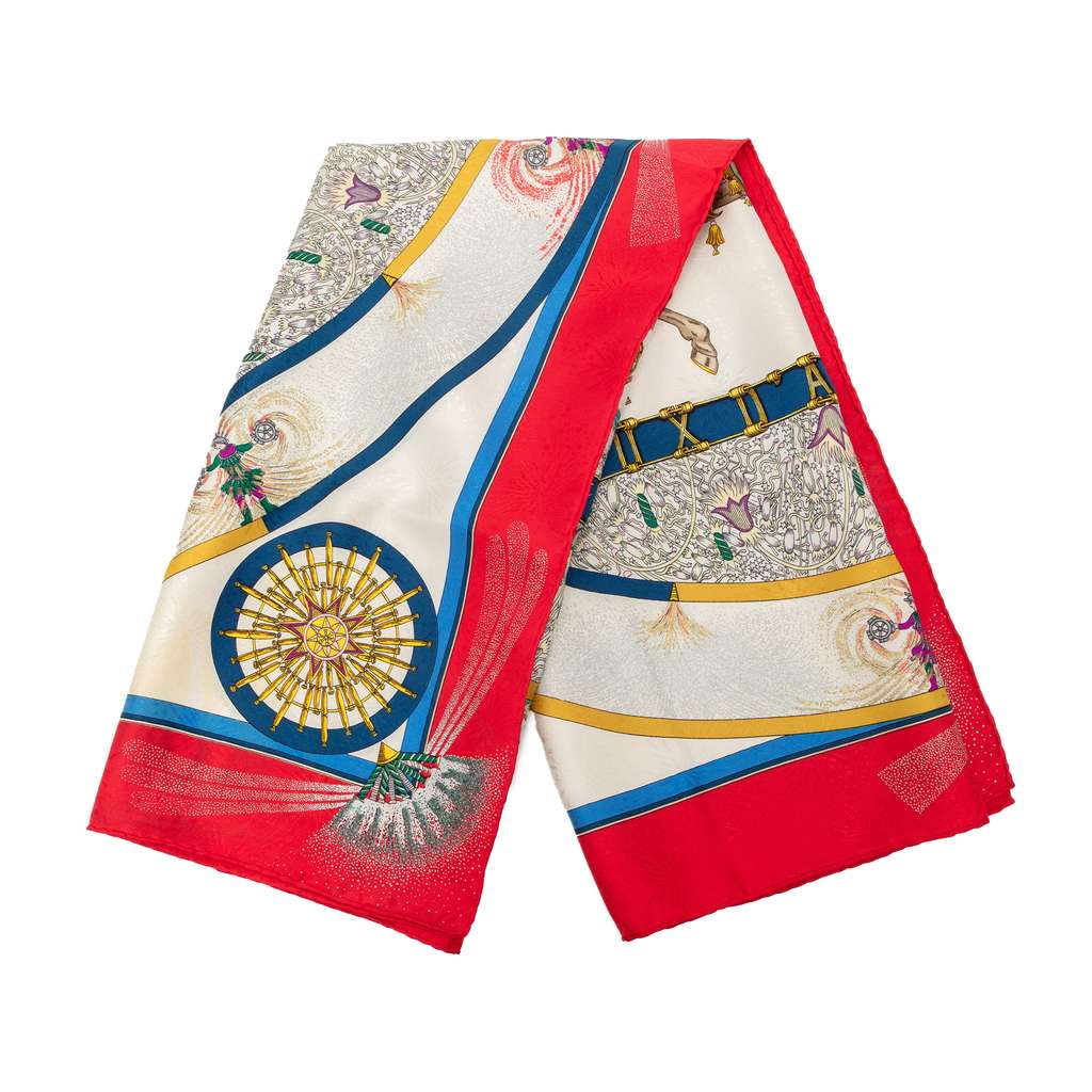 Hermès Feux d Artifice Silk Scarf 90