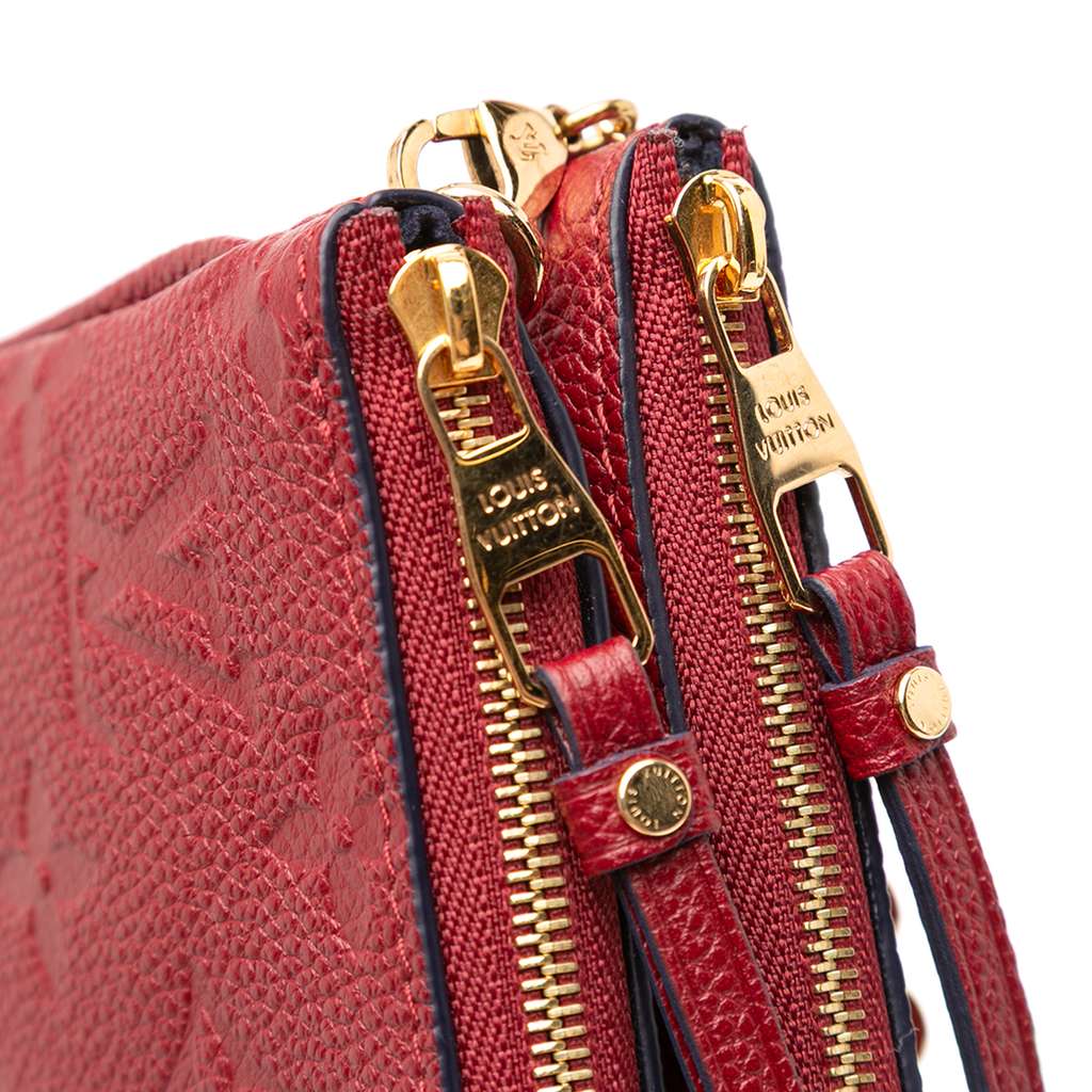 Louis Vuitton Monogram Empreinte Double Zip Pochette - 5